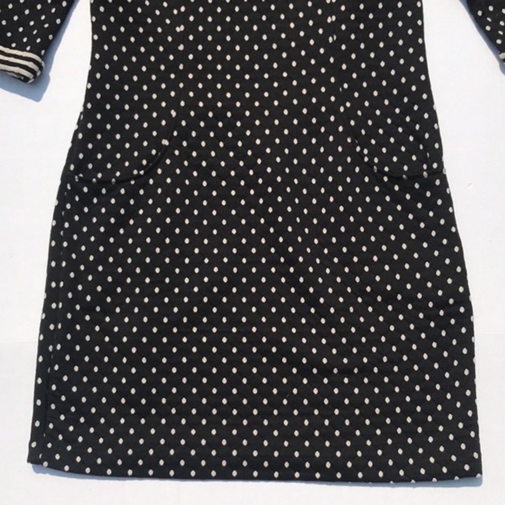 Boden Dotty Day Polka Dot Quilted Dress - Picture 6 of 11